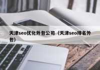 天津seo优化外包公司（天津seo排名外包）